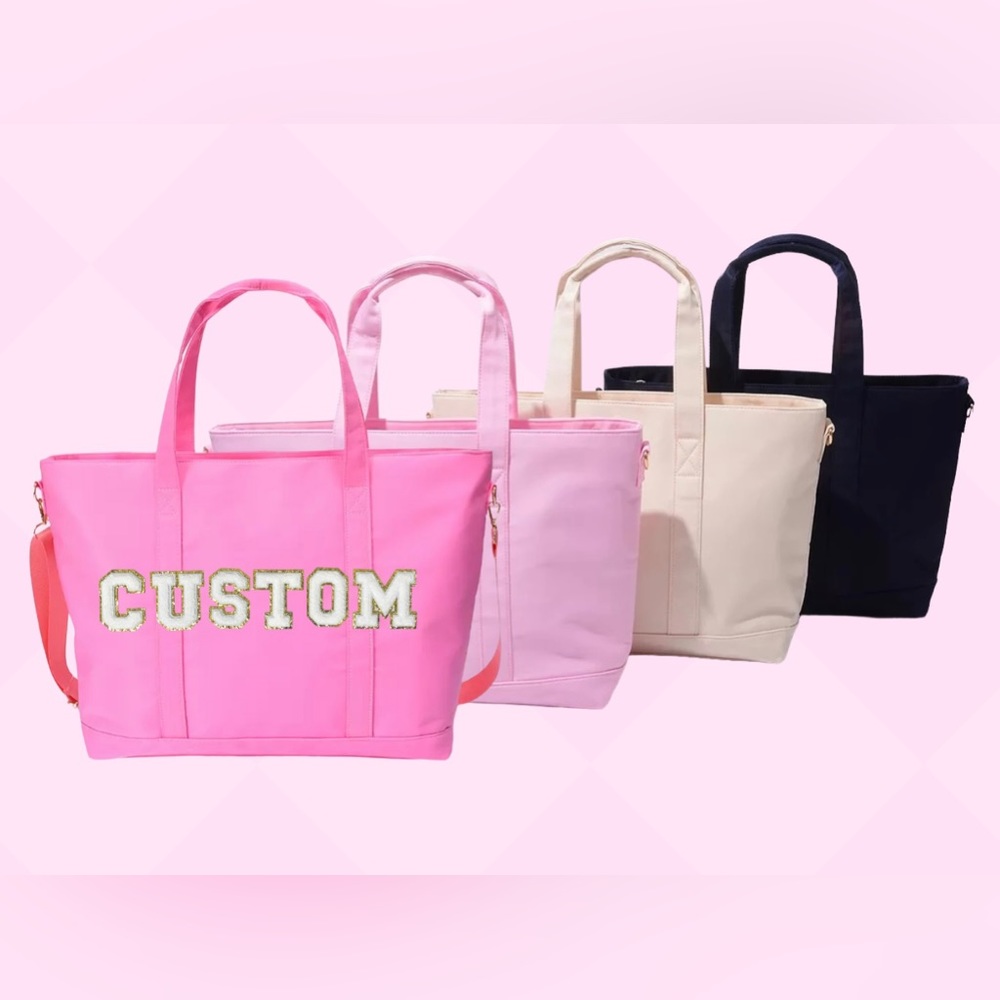 Nylon tote bag for women, travel bag, stoney clover, teacher tote, gift for her